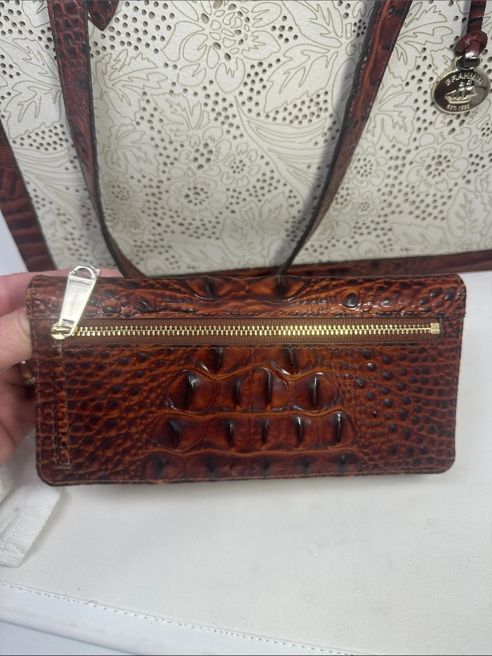 Brahmin Tote with Wallet - Picture 11 of 11